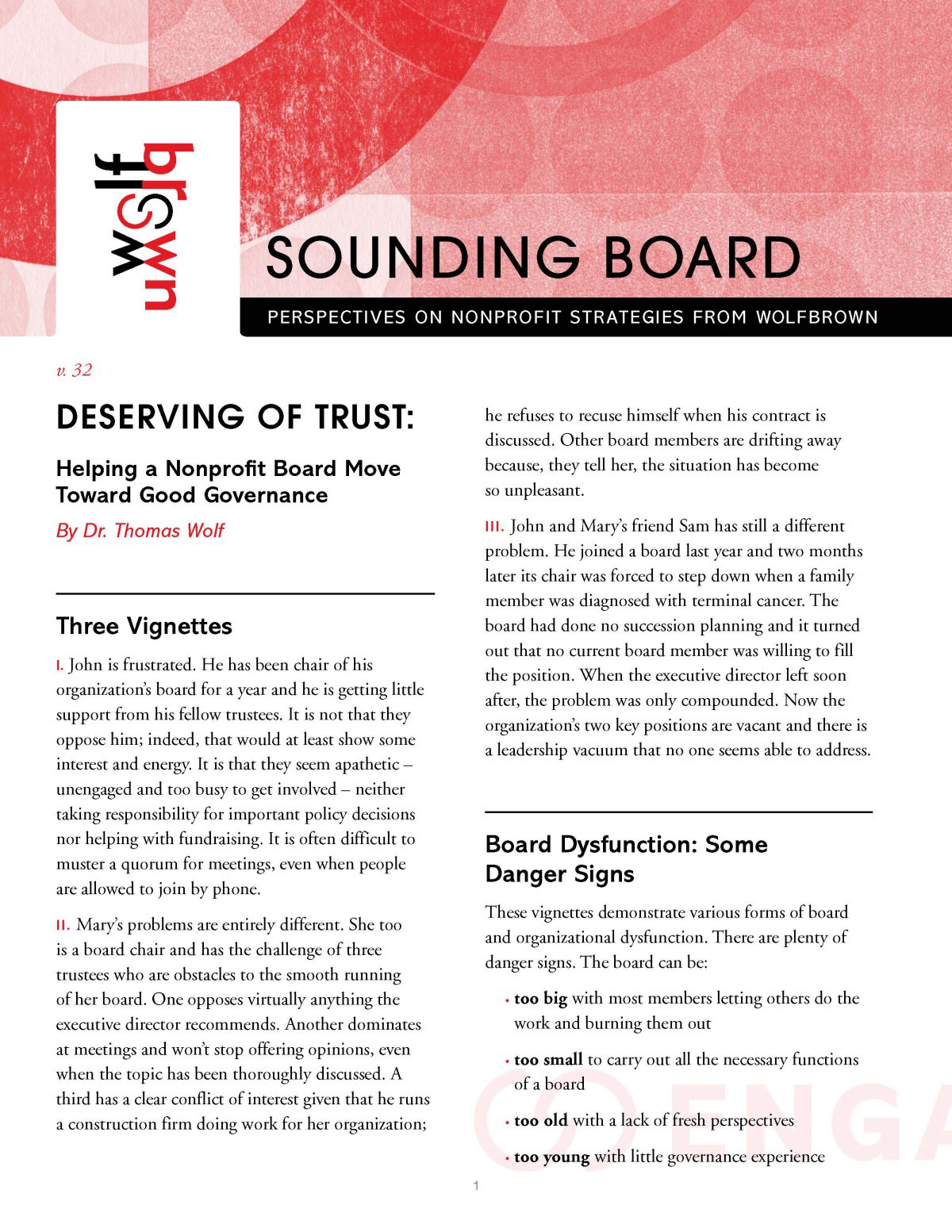 Sounding Board v32 Cover